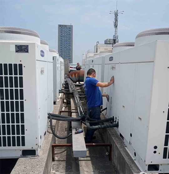 和平中央空调制热和不制冷系统维修方法